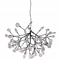 подвесная люстра crystal lux evita sp63 black/transparent в Калуге