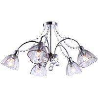 потолочная люстра arte lamp silenzio a9559pl-5cc хром в Калуге