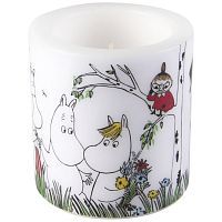 свеча большая moomin счастливое семейство, 8 см в Калуге