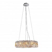 подвесная люстра crystal lux lirica sp10 d610 chrome в Калуге