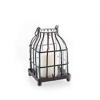 подсвечник-фонарь металлический со стеклом bird in cage i, 15 см в Калуге