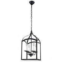 дизайнерская подвесная люстра spot light cage 9500404 черная в Калуге