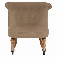 кресло amelie french country chair светло-коричневое в Калуге