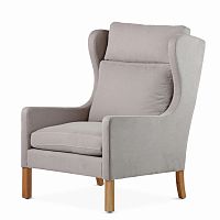 кресло wingback серый в Калуге