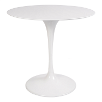 стол eero saarinen style tulip table top mdf d80 глянцевый белый в Калуге