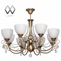 подвесная люстра mw-light фелиция 347016608 белая в Калуге