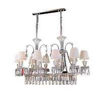 люстра baccarat 10 от delight collection белая/прозрачная/ хром в Калуге
