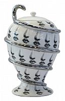 декоративная ваза с крышкой пьеро форназетти serpentino silver в Калуге
