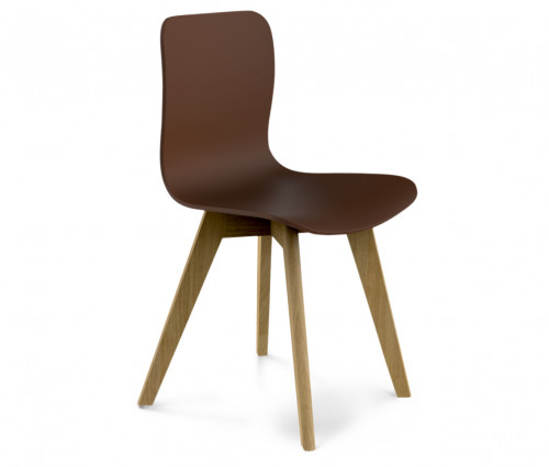 стул dsw коричневый s42 (eames style) в Калуге