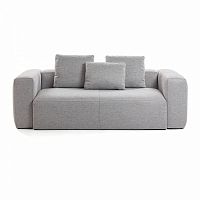 диван blok sofa 2 светло-серый от la forma (ex julia grup) в Калуге