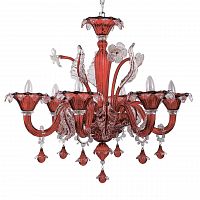 подвесная люстра ideal lux ca vendramin sp6 rosso в Калуге