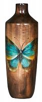 ваза настольная fresco turquoise butterfly в Калуге