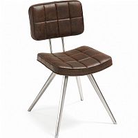 стул lola seat pu brown ножки из нержаеющей стали c589u09 от la forma (ex julia grup) в Калуге