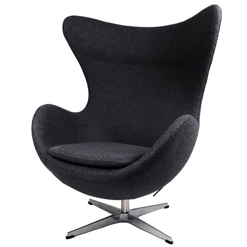 кресло egg chair черное в Калуге
