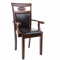 стул деревянный кресло luiza dirty oak / dark brown в Калуге