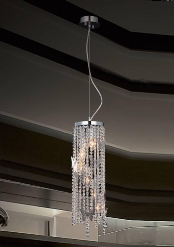 подвесной светильник crystal lux bloom sp chrome в Калуге