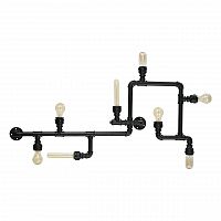 потолочная люстра ideal lux plumber pl8 nero в Калуге