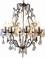 люстра palla чёрная, прозрачная в Калуге